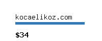 kocaelikoz.com Website value calculator