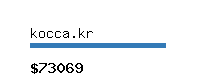 kocca.kr Website value calculator