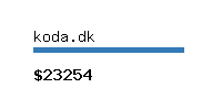koda.dk Website value calculator