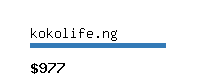 kokolife.ng Website value calculator