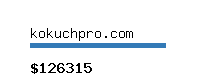 kokuchpro.com Website value calculator