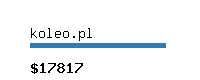 koleo.pl Website value calculator