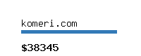 komeri.com Website value calculator