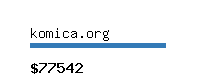 komica.org Website value calculator