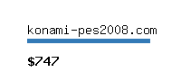 konami-pes2008.com Website value calculator