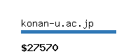 konan-u.ac.jp Website value calculator