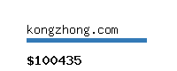 kongzhong.com Website value calculator