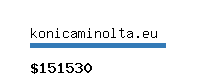 konicaminolta.eu Website value calculator
