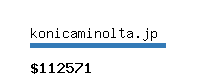 konicaminolta.jp Website value calculator