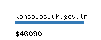 konsolosluk.gov.tr Website value calculator