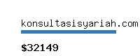 konsultasisyariah.com Website value calculator