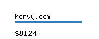 konvy.com Website value calculator