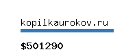 kopilkaurokov.ru Website value calculator