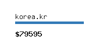 korea.kr Website value calculator