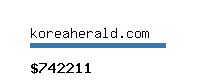 koreaherald.com Website value calculator