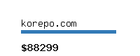 korepo.com Website value calculator