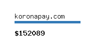 koronapay.com Website value calculator