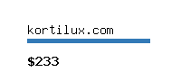 kortilux.com Website value calculator