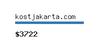 kostjakarta.com Website value calculator