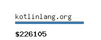 kotlinlang.org Website value calculator