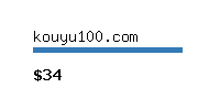 kouyu100.com Website value calculator