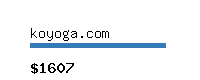 koyoga.com Website value calculator