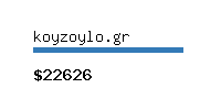 koyzoylo.gr Website value calculator