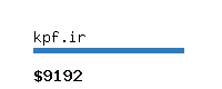 kpf.ir Website value calculator