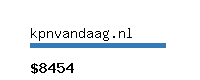 kpnvandaag.nl Website value calculator