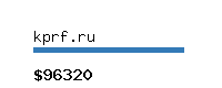 kprf.ru Website value calculator