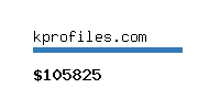 kprofiles.com Website value calculator