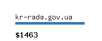 kr-rada.gov.ua Website value calculator