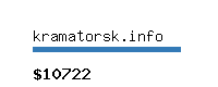kramatorsk.info Website value calculator