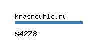 krasnouhie.ru Website value calculator