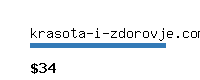 krasota-i-zdorovje.com Website value calculator