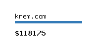 krem.com Website value calculator