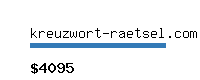 kreuzwort-raetsel.com Website value calculator