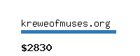 kreweofmuses.org Website value calculator