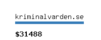 kriminalvarden.se Website value calculator