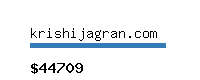 krishijagran.com Website value calculator