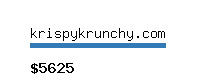 krispykrunchy.com Website value calculator