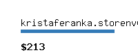 kristaferanka.storenvy.com Website value calculator