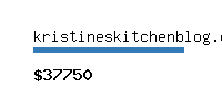 kristineskitchenblog.com Website value calculator