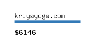 kriyayoga.com Website value calculator