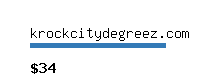 krockcitydegreez.com Website value calculator