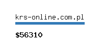 krs-online.com.pl Website value calculator