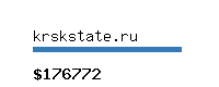 krskstate.ru Website value calculator