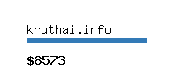 kruthai.info Website value calculator