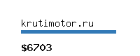 krutimotor.ru Website value calculator