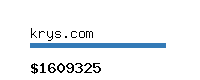 krys.com Website value calculator